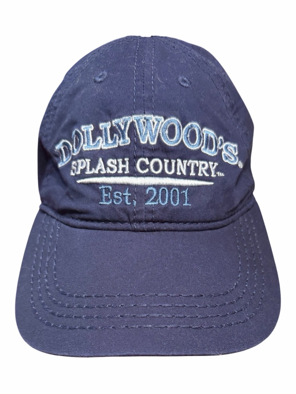 Dollywood's Splash Country Est 2001 Blue Baseball Cap size adult